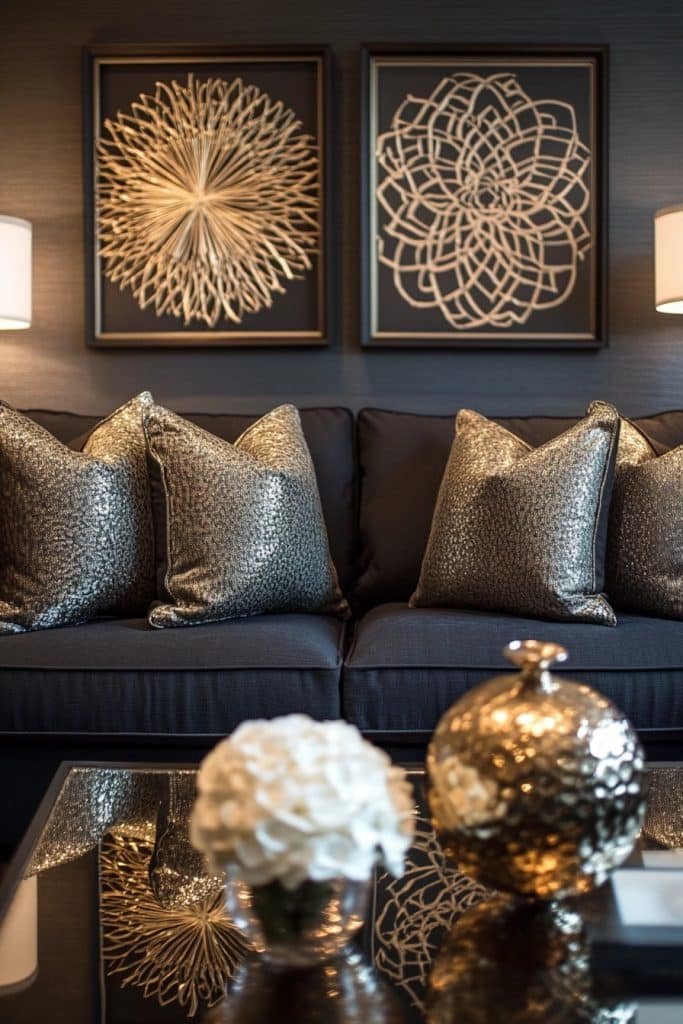Glamorous Metallic Accents