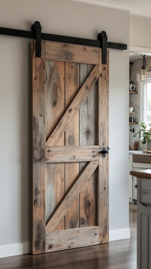 Sliding Barn Door Pantry