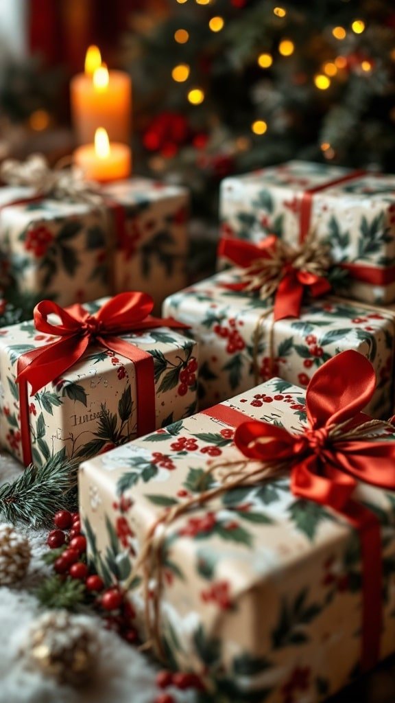 Vintage-Pattern Wrapping Paper