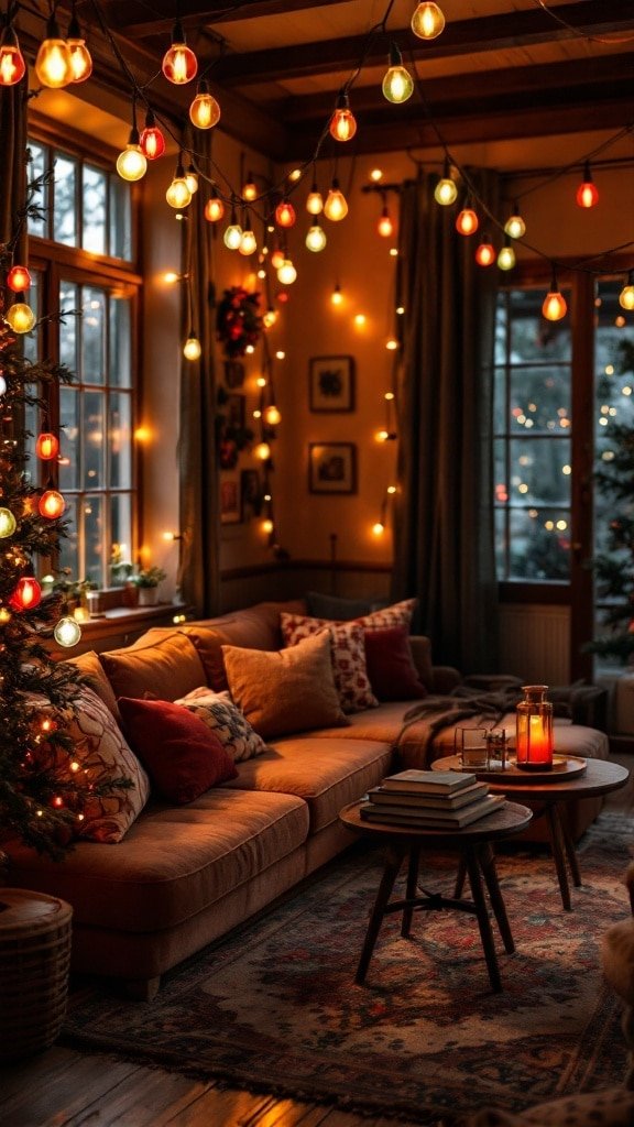 Retro String Light Displays