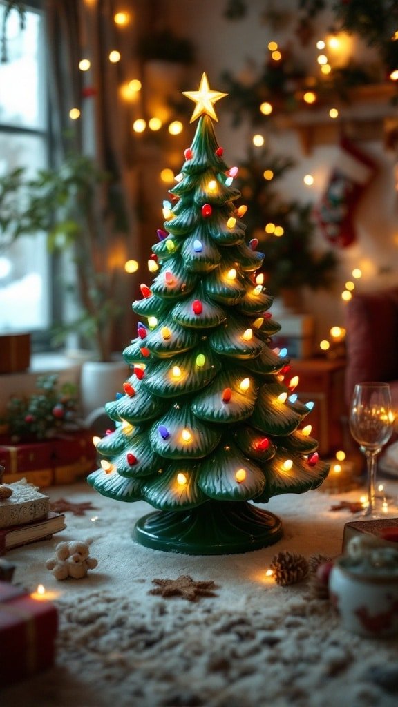 Retro Ceramic Christmas Trees