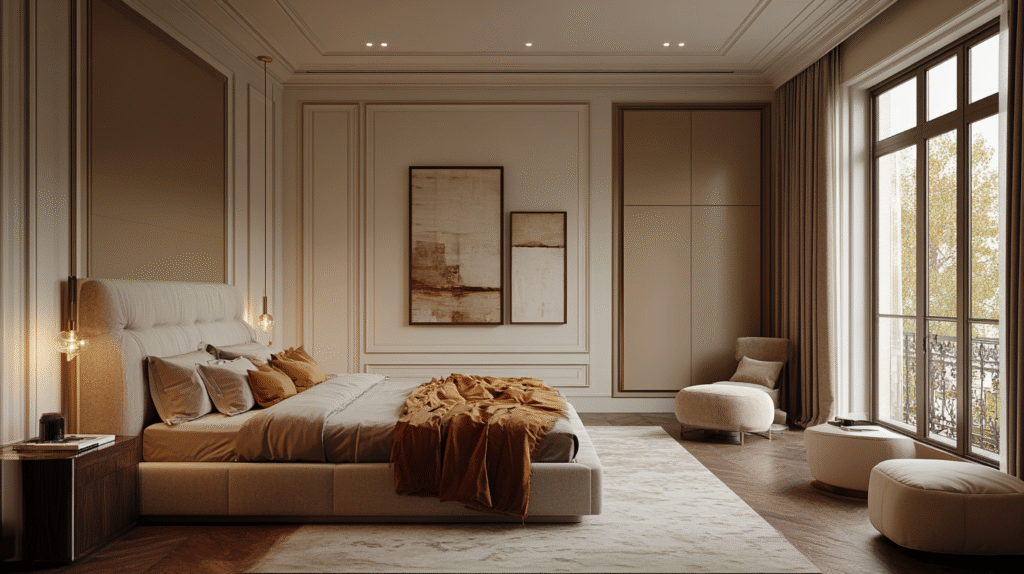 Luxury bedroom master