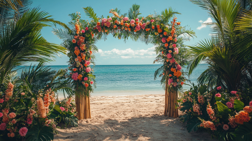 boho wedding arch