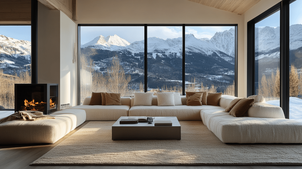 little cabin living room