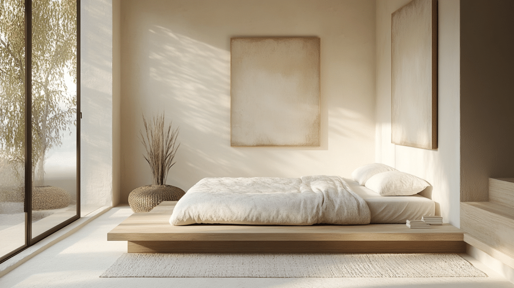 minimalistic bedroom