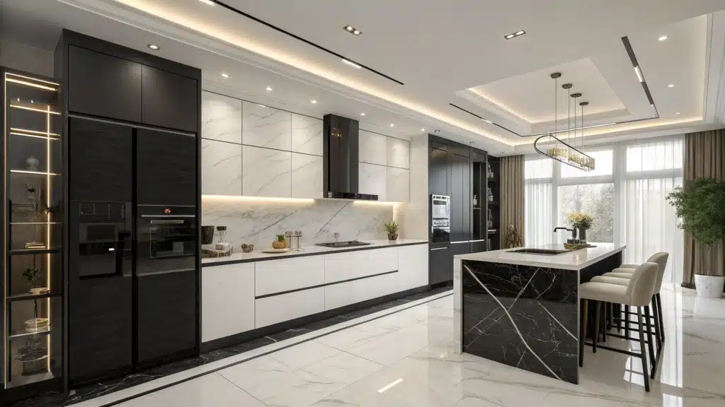 Black and White Modern Kitchen Ideas