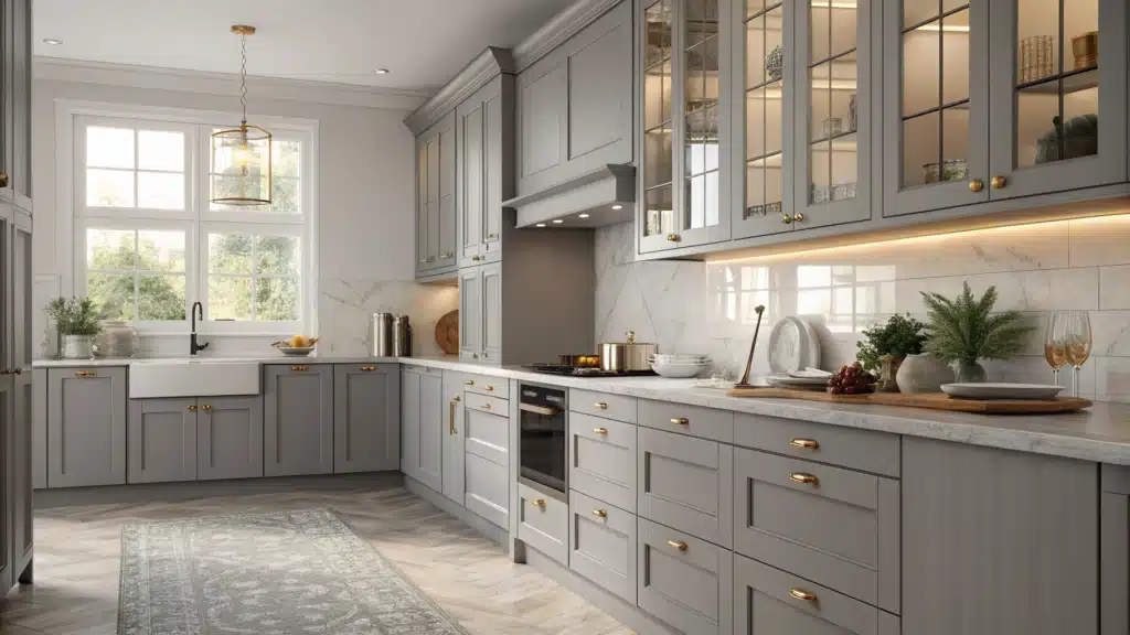 Gray Kitchen Cabinets