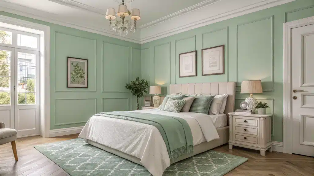 Light Sage Green Bedroom