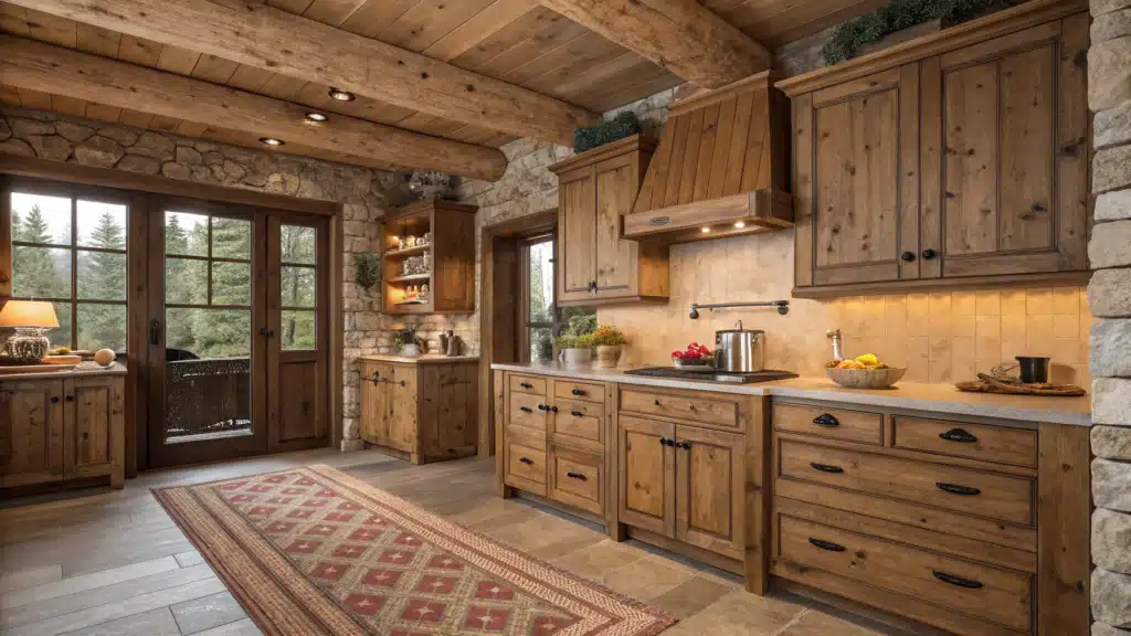 Rustic Kitchen Cabinets