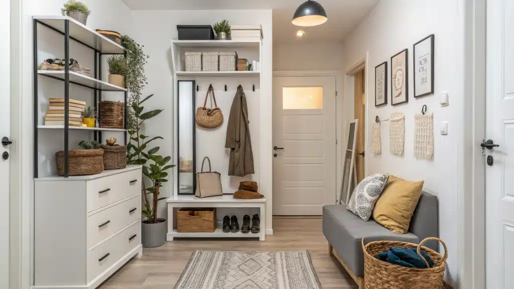 Tiny Apartment Entryway