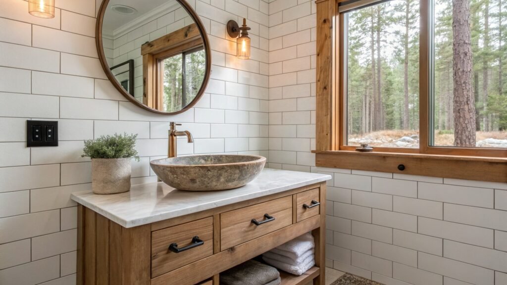 lake house bathroom