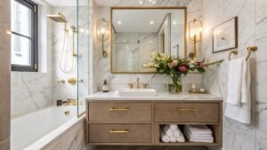 small luxury bathroom